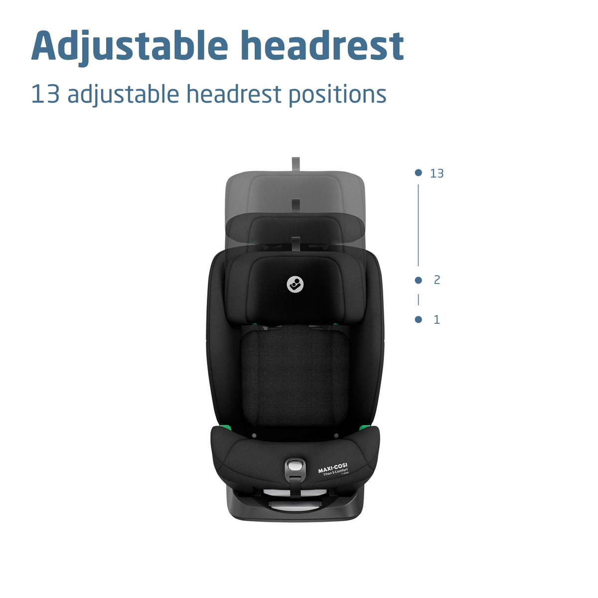 Maxi-Cosi Titan S Comfort i-Size ISOFIX Car Seat Authentic Black