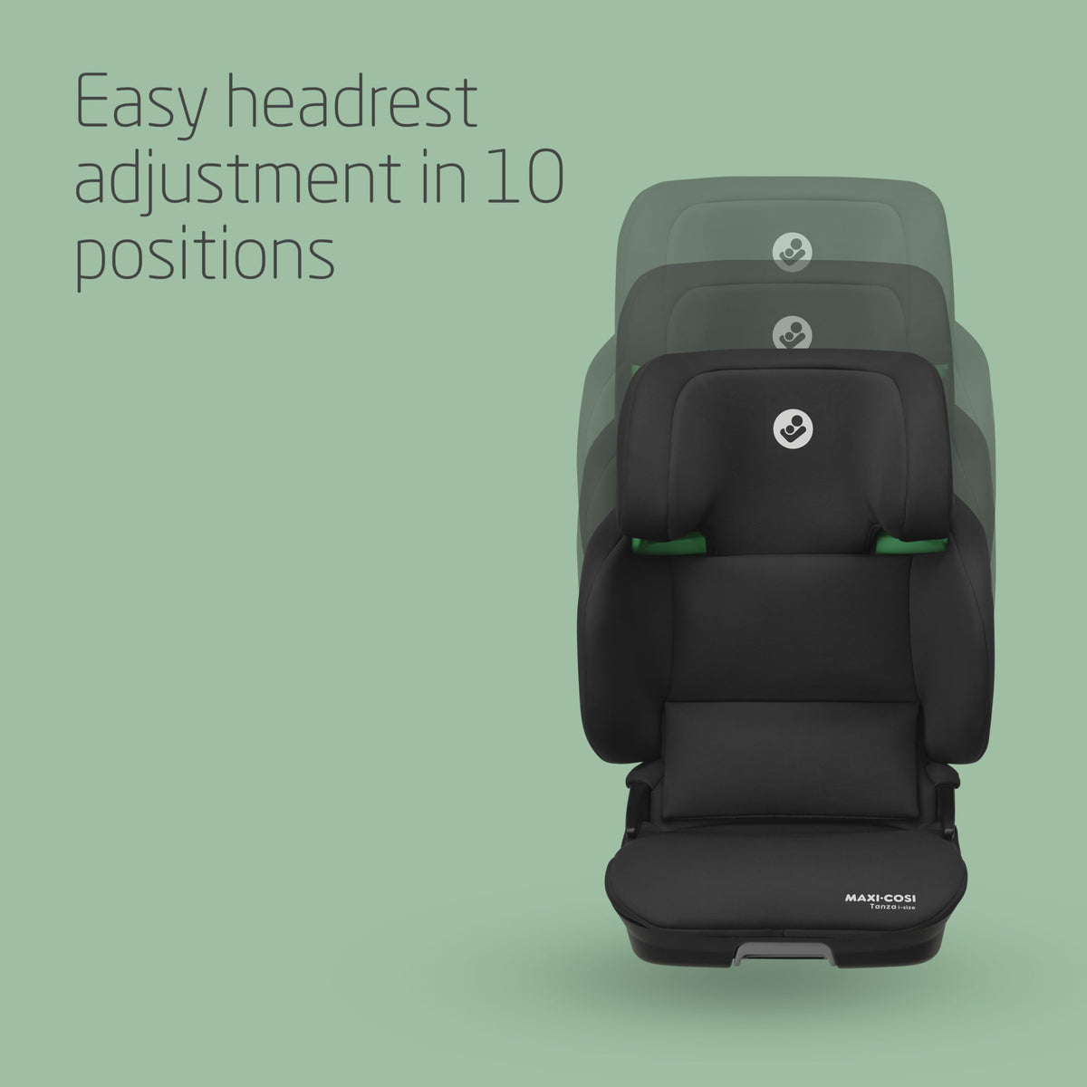 Maxi-Cosi Tanza i-Size Booster Car Seat 3.5–12 Yrs Full Black