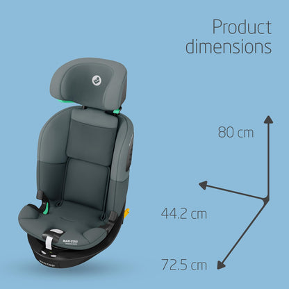 Maxi-Cosi Emerald S i-Size 360° Car Seat, 0–12 Years, Group 0+123 – Tonal Graphite