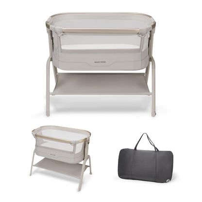 Maxi-Cosi Iora² Co-Sleeping Bassinet, 0–6 Months – Elegance Beige