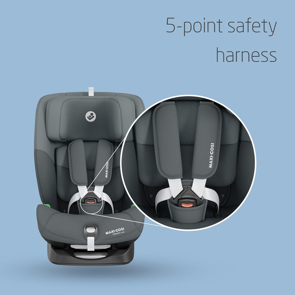 Maxi-Cosi Titan S i-Size ISOFIX Child Car Seat Tonal Graphite
