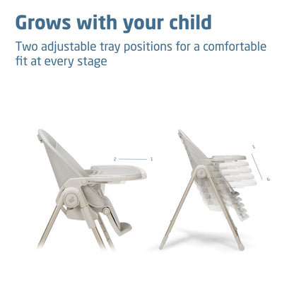 Maxi-Cosi Ava2 Foldable Highchair, 0–3 Years, 4 Reclines – Elegance Beige