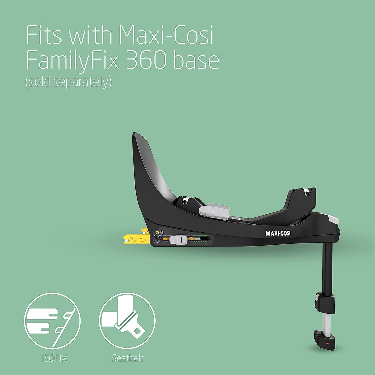Maxi-Cosi Pebble 360 i-Size Infant Car Seat 0–15M Essential Black