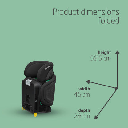 Maxi-Cosi Tanza i-Size Booster Car Seat 3.5–12 Yrs Full Black