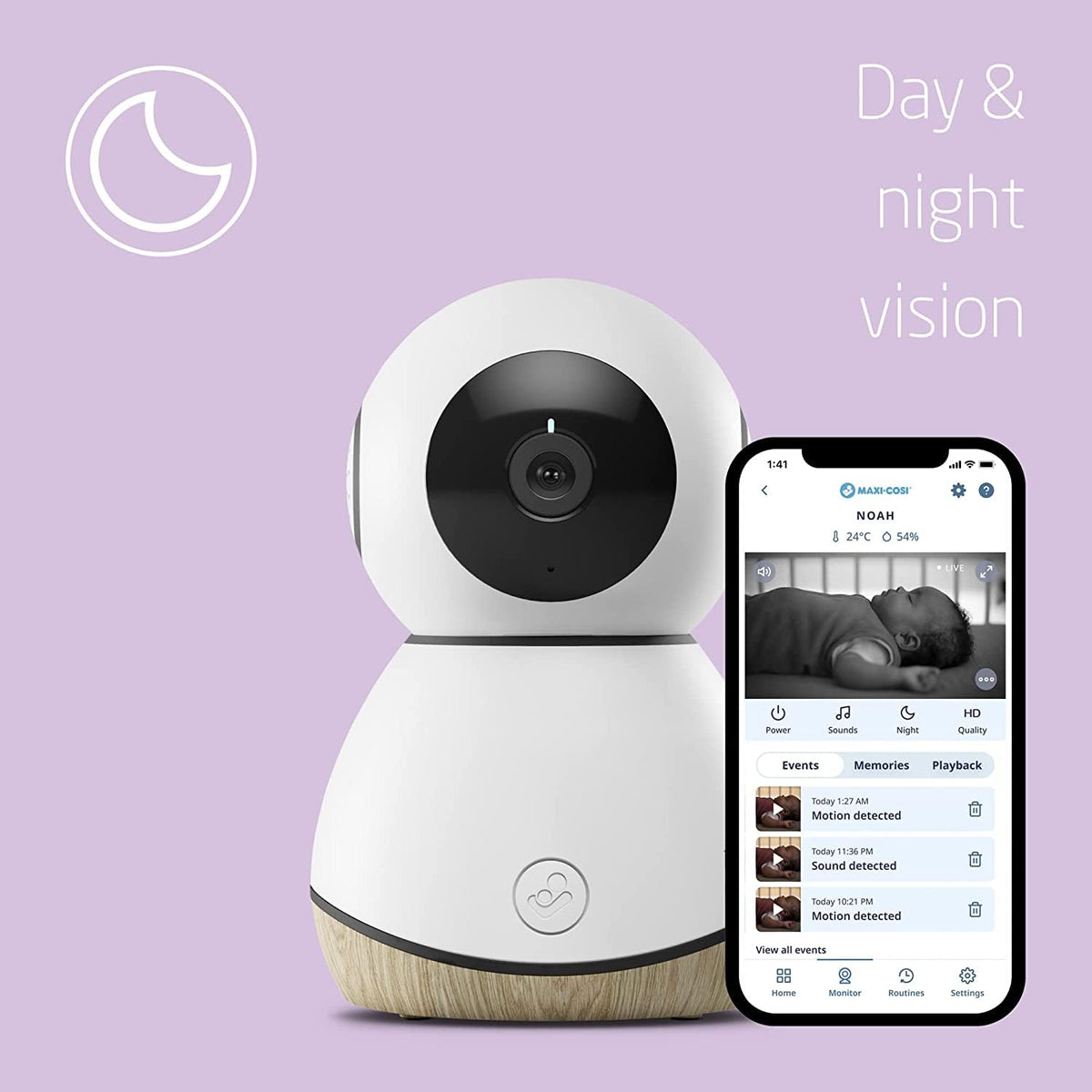 Maxi-Cosi See WiFi Baby Monitor 1080p HD with Camera
