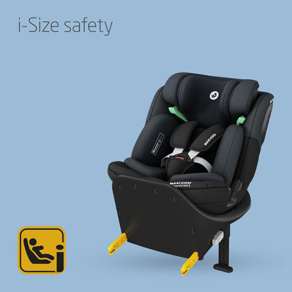 Maxi-Cosi Emerald S i-Size 360° Car Seat, 0–12 Years, Group 0+123 – Tonal Black