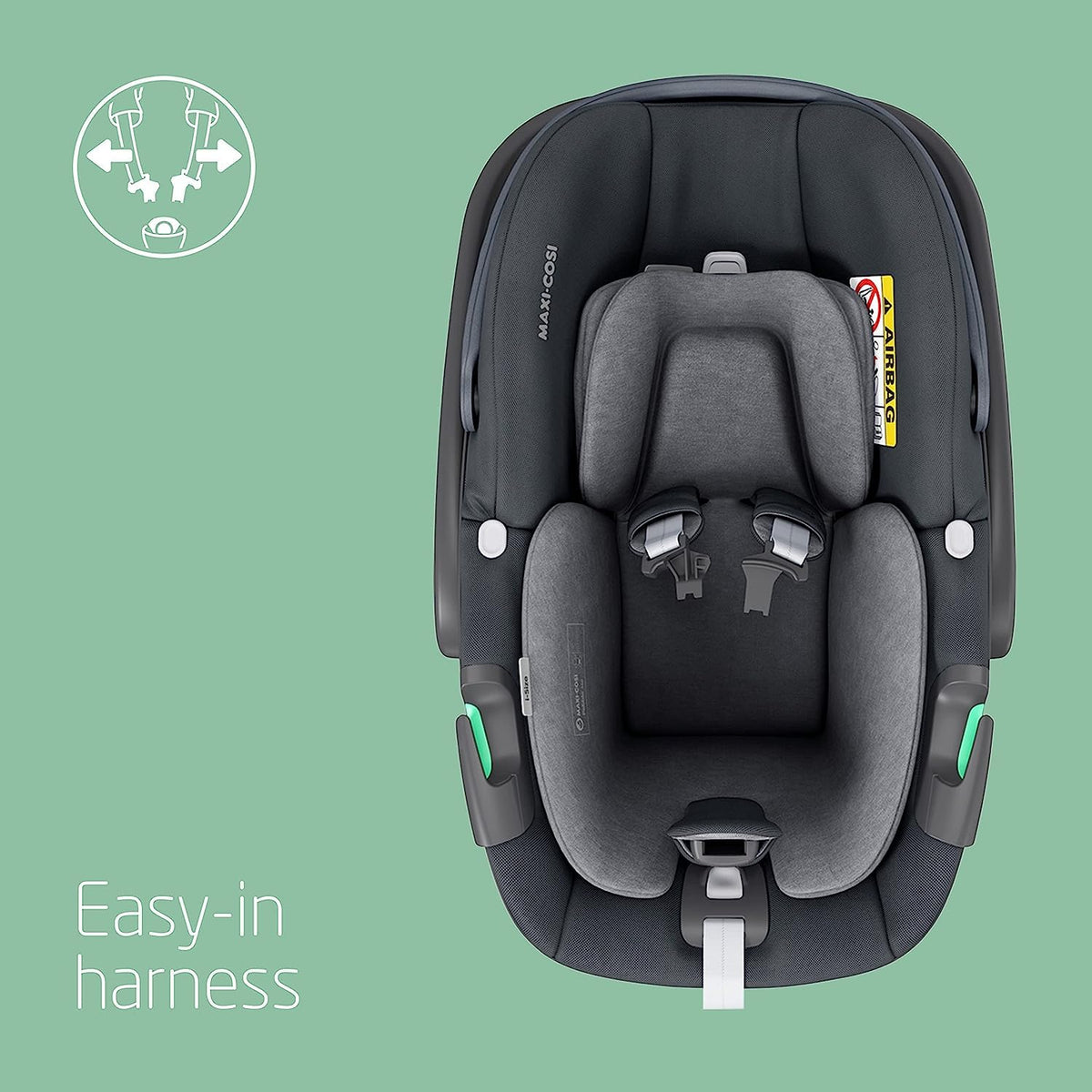 Maxi-Cosi Pebble 360 i-Size Infant Car Seat 0–15M Essential Graphite
