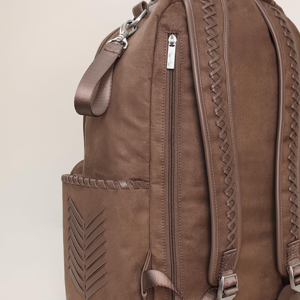 Itzy Ritzy Boss Plus Diaper Bag Backpack 19 Pockets | Aspen
