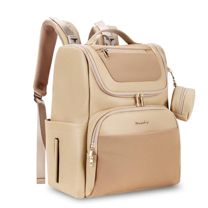 Vosmles Large Neoprene Diaper Bag Backpack with Changing Pad – Khaki