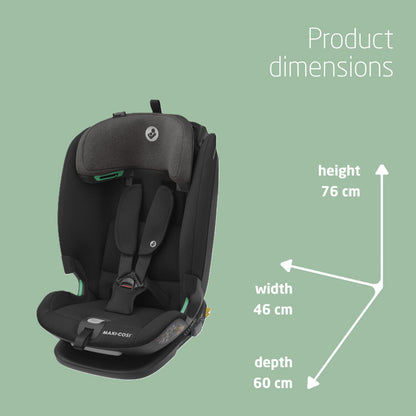 Maxi-Cosi Titan Plus i-Size ISOFIX Car Seat Authentic Black