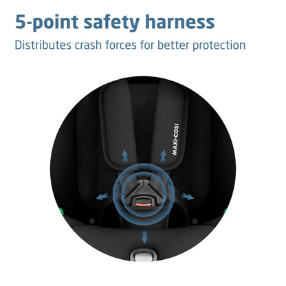 Maxi-Cosi Titan S Comfort i-Size ISOFIX Car Seat Authentic Black