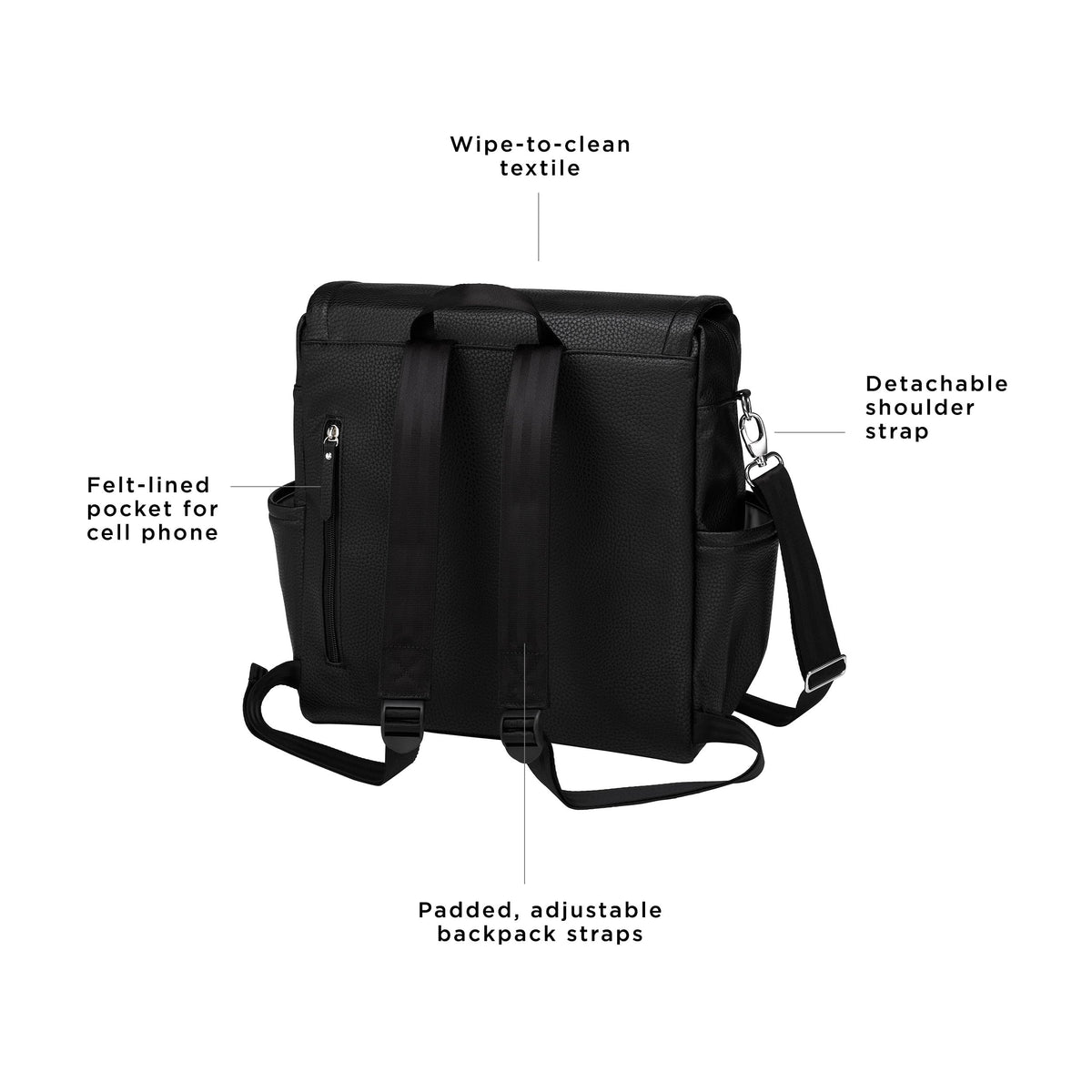 Petunia Pickle Bottom Boxy Backpack Diaper Bag – Ebony