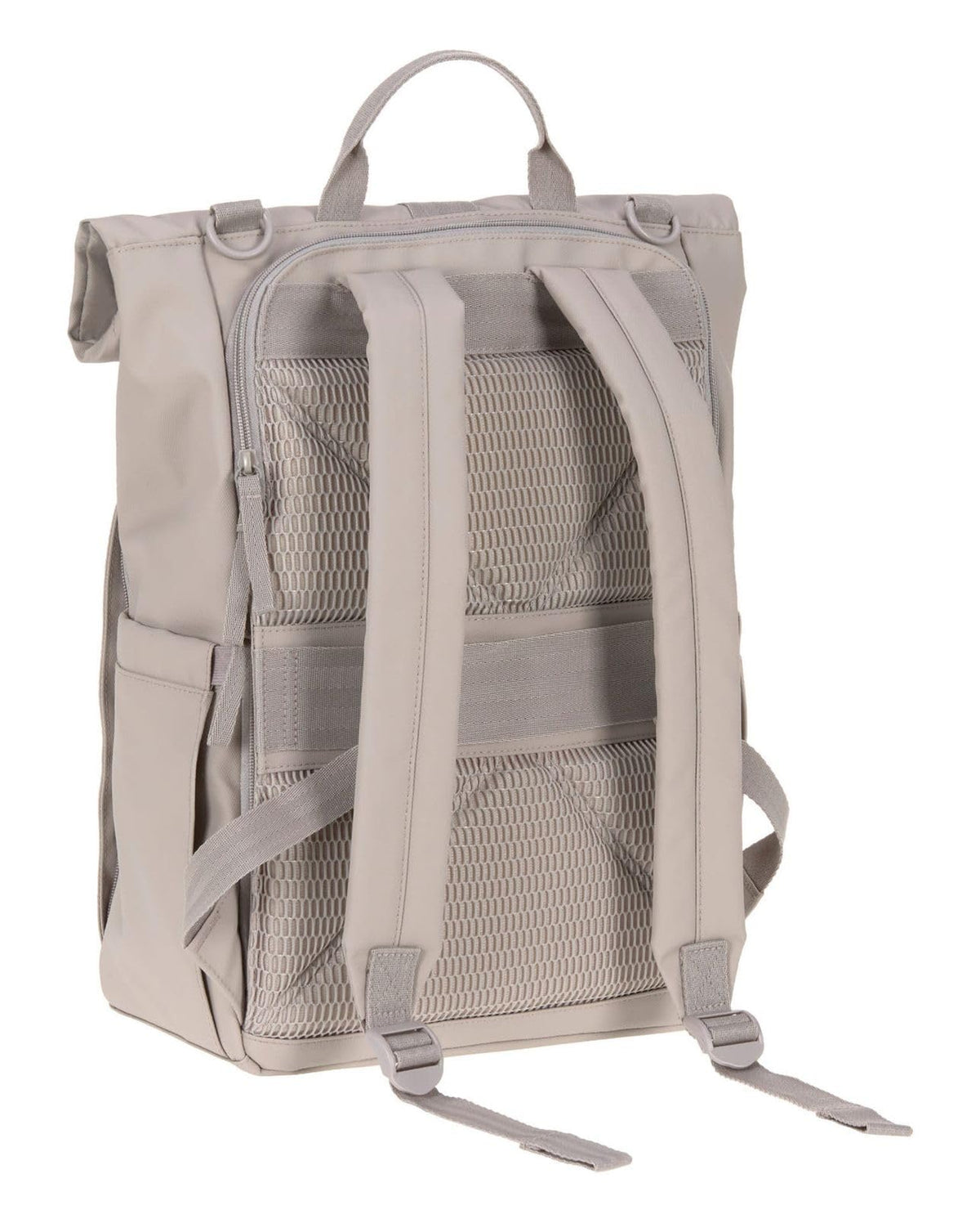 LÄSSIG Roll-Top Baby Changing Backpack with Mat & Bottle Holder