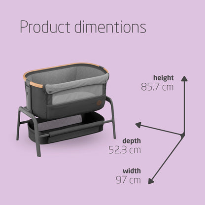 Maxi-Cosi Iora Co-Sleeper Foldable Bedside Crib | 0–6M