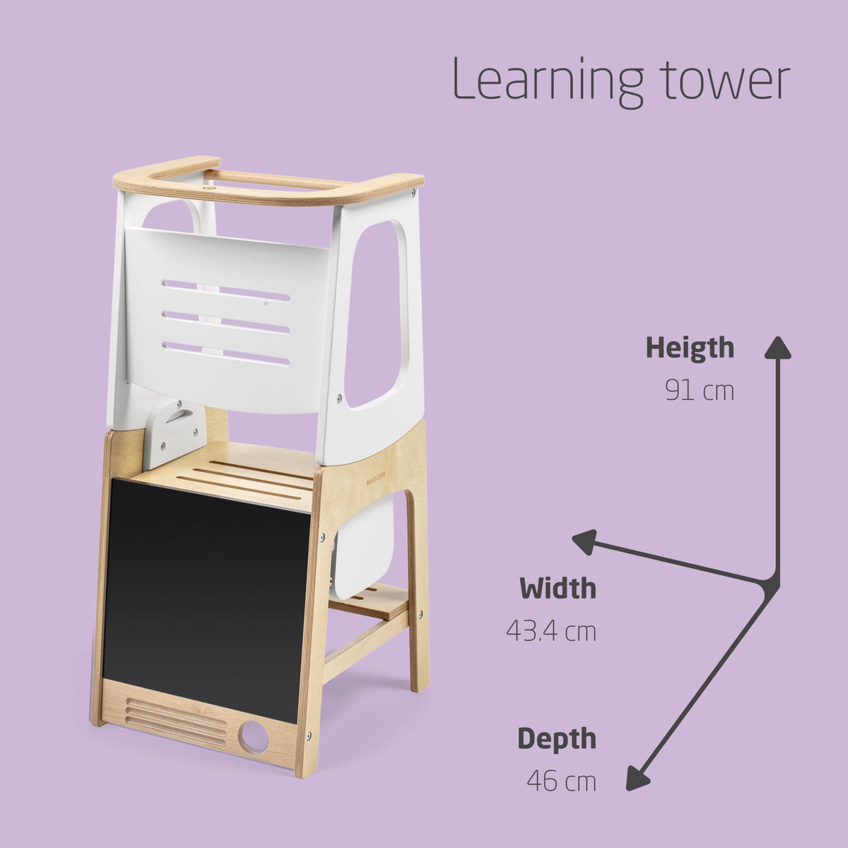 Maxi-Cosi Toucan 3-in-1 Montessori Learning Tower Natural Wood
