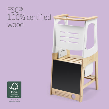 Maxi-Cosi Toucan 3-in-1 Montessori Learning Tower Natural Wood