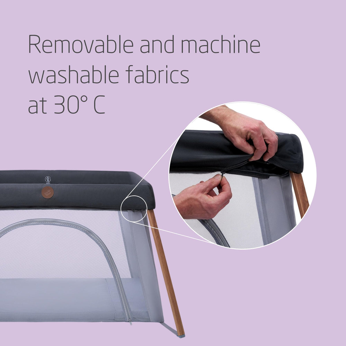 Maxi-Cosi Iris2 2-in-1 Foldable Travel Cot | 0–3 Years