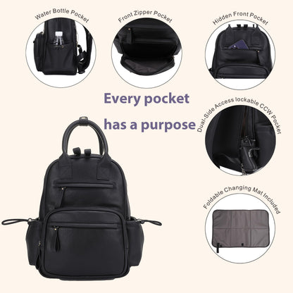 Jessie & James Saturday Diaper Bag Backpack | Concealed Carry