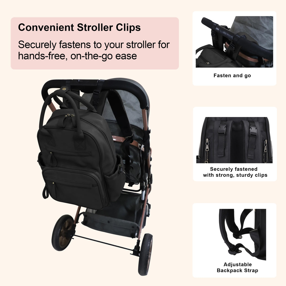 Jessie & James Saturday Diaper Bag Backpack | Concealed Carry