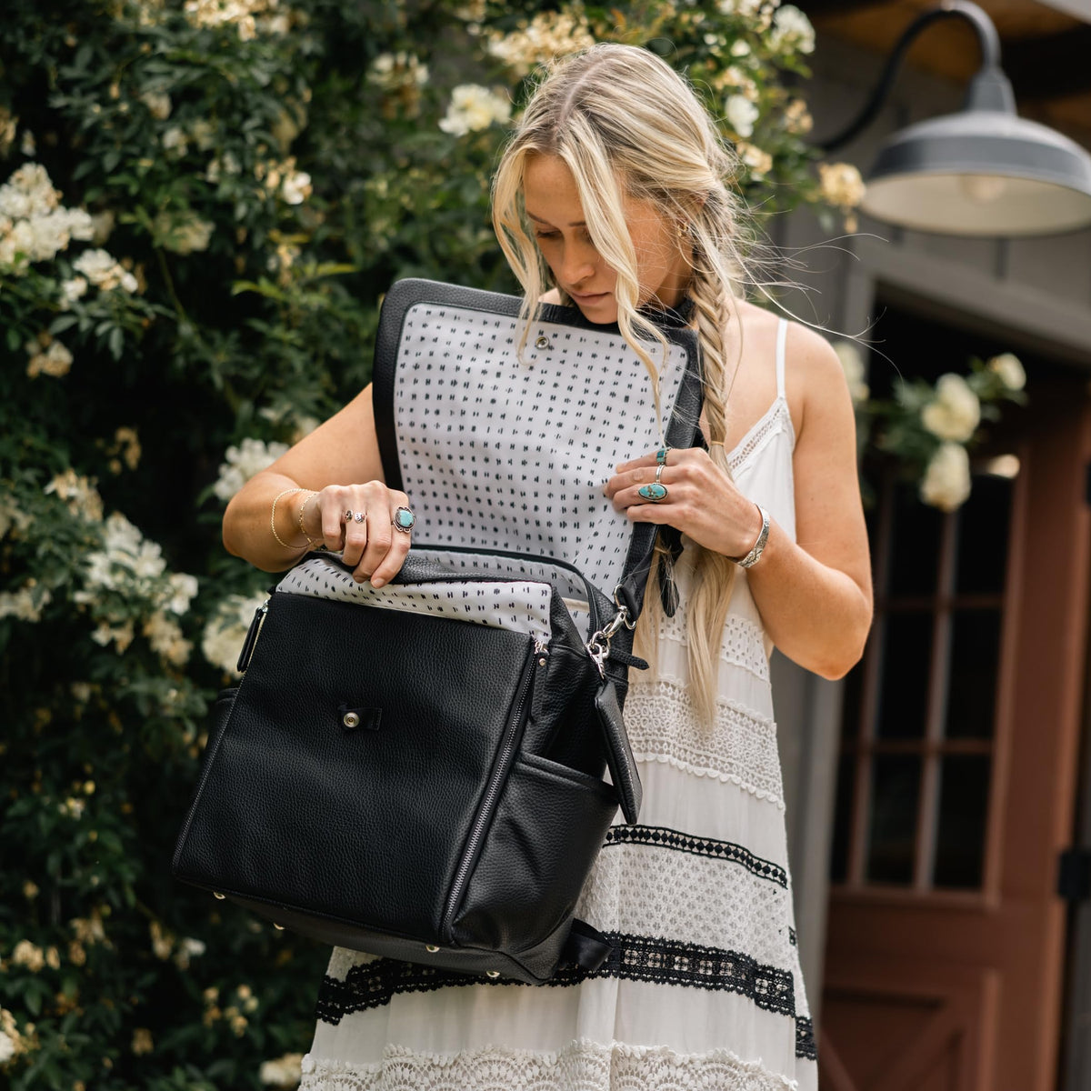 Petunia Pickle Bottom Boxy Backpack Diaper Bag – Ebony